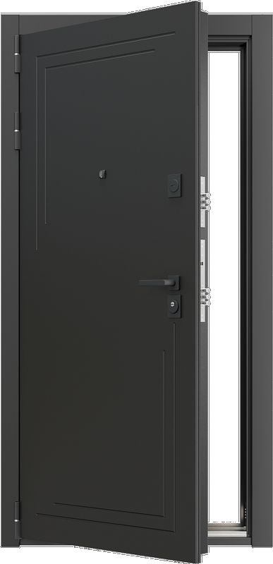 Входная металлическая дверь Comfort 2P 2.1 Шагрень графит