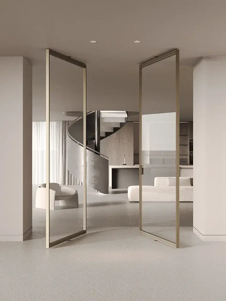 Алюминиевая дверь MINOLI 8 PIVOT 360