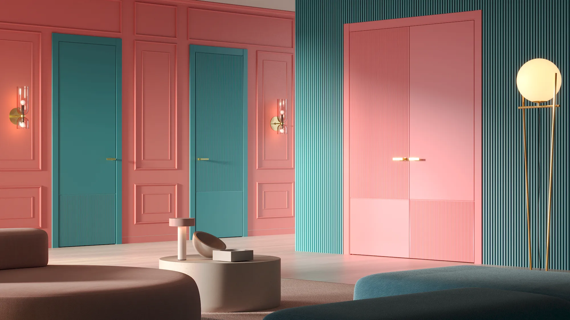 Межкомнатная дверь ART6 в интерьере