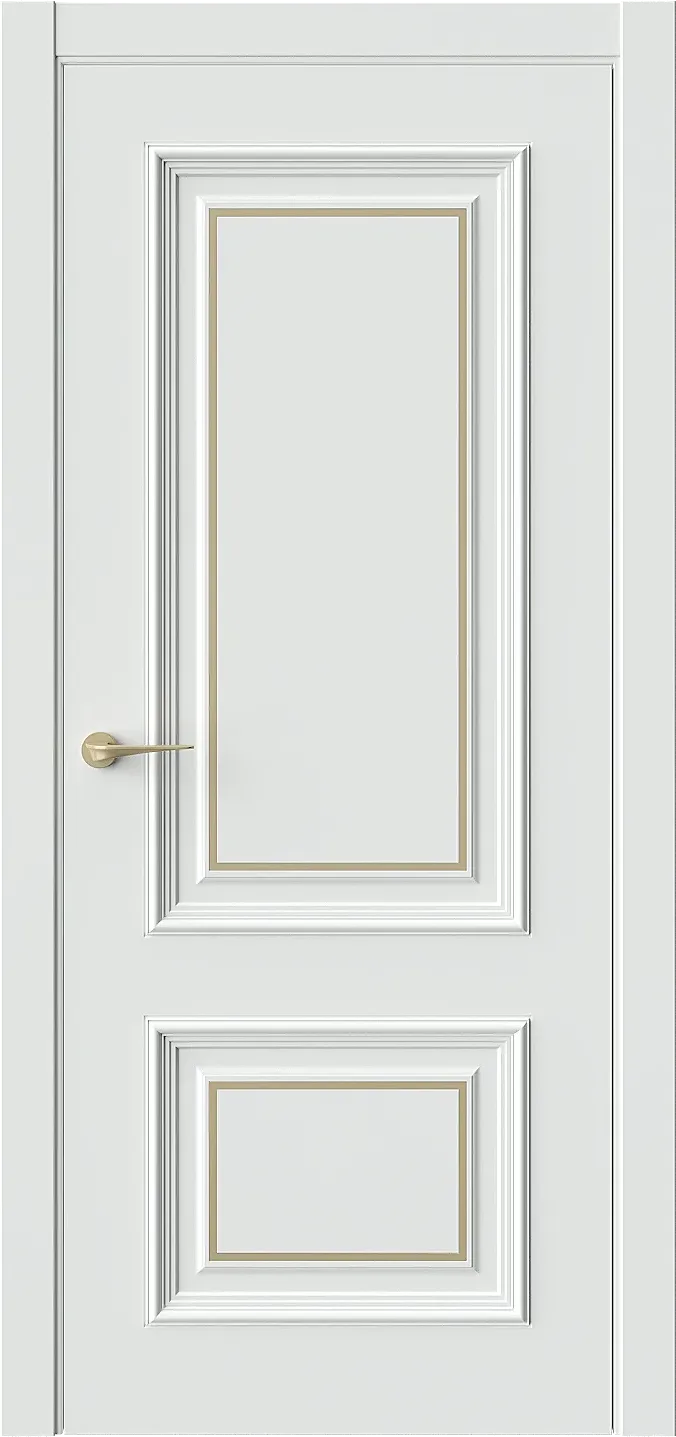 Межкомнатная дверь Брюгге 3M — Ручки PL RAL 9003