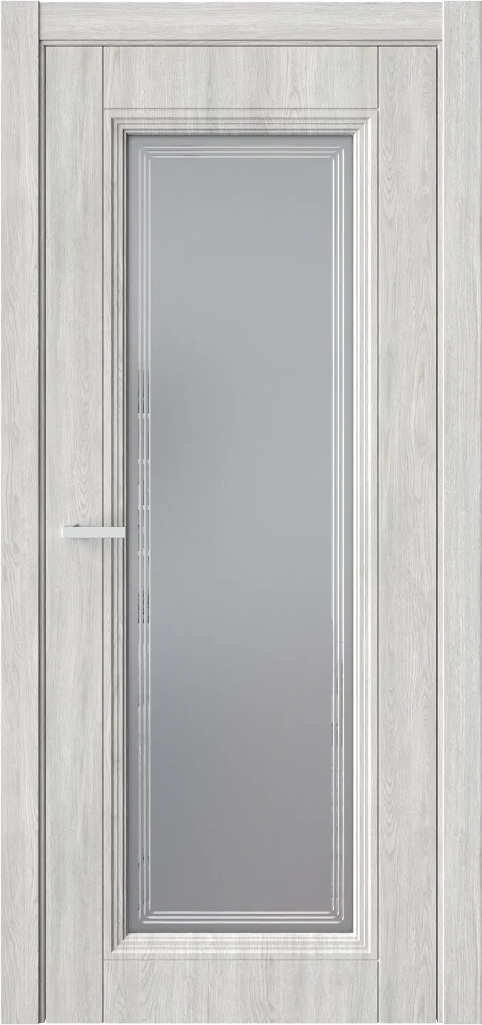Межкомнатная дверь DEMISS&nbsp2 — Дуб оксфорд GLASS-1-GRAFIT