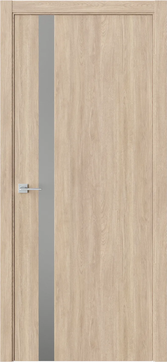 Межкомнатная дверь ЭКЗОТИКА 10E — БрандоСтекло зеркало satin grafit
