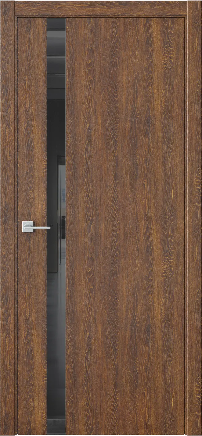 Межкомнатная дверь ЭКЗОТИКА 10E — Стекло lacobel черное