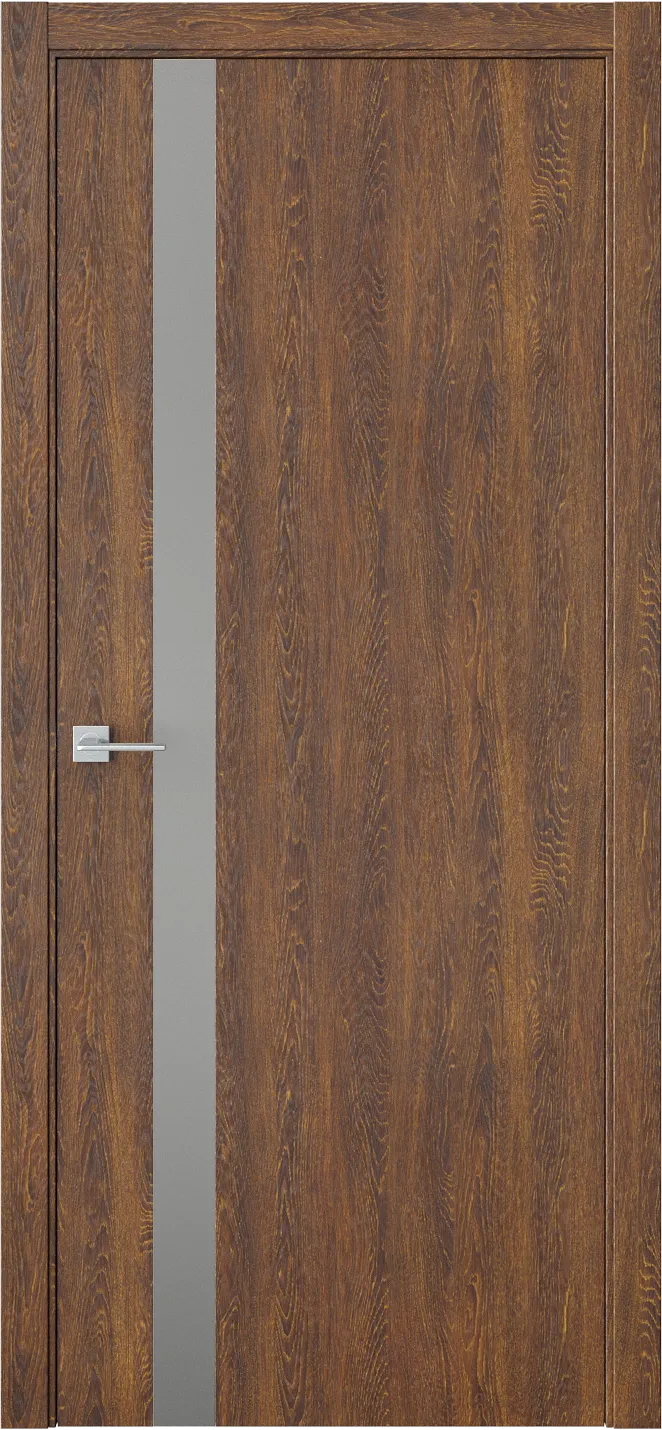 Межкомнатная дверь ЭКЗОТИКА 10E — Стекло зеркало satin grafit