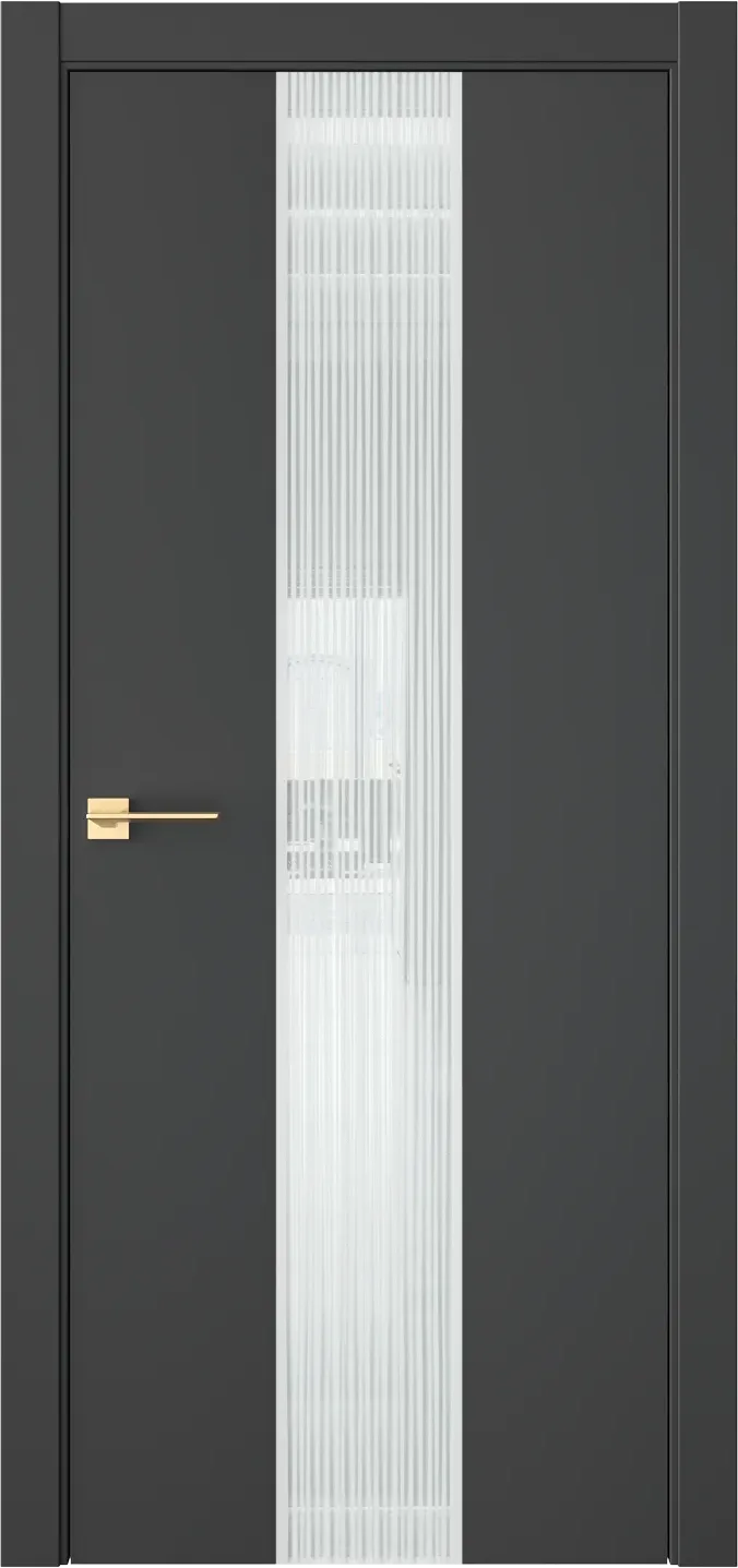 Межкомнатная дверь ЭКЗОТИКА 6E — Стекло белое(Lacobel)