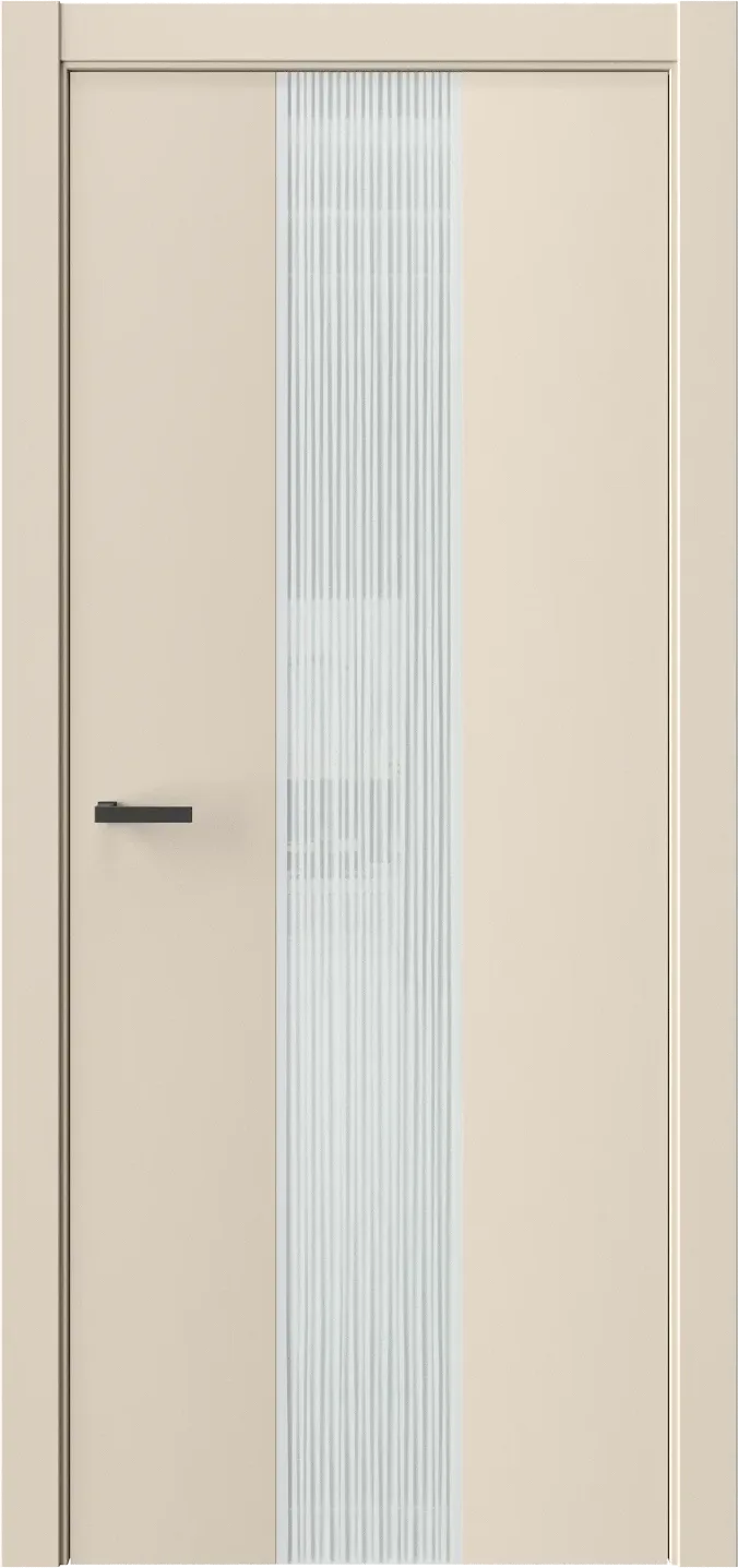 Межкомнатная дверь ЭКЗОТИКА 6E — Стекло белое(Lacobel)