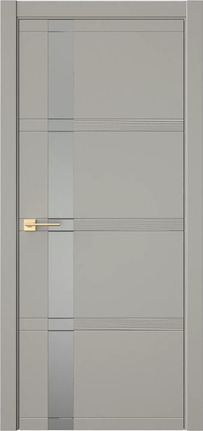 Межкомнатная дверь EVO 1D — Зеркало графит(Сатин).png