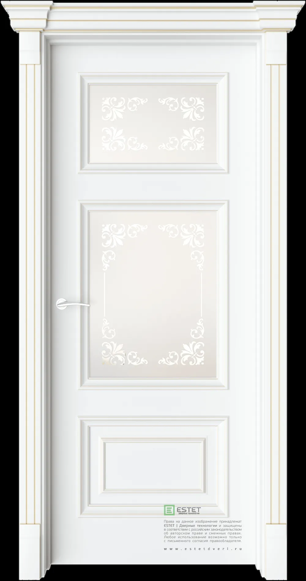Межкомнатная дверь GE10M — C10 soft beliy GP white 3
