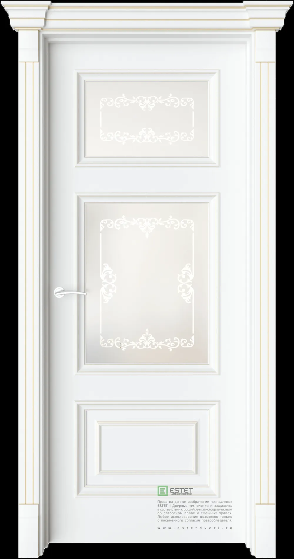 Межкомнатная дверь GE10M — C10 soft beliy GP white 4