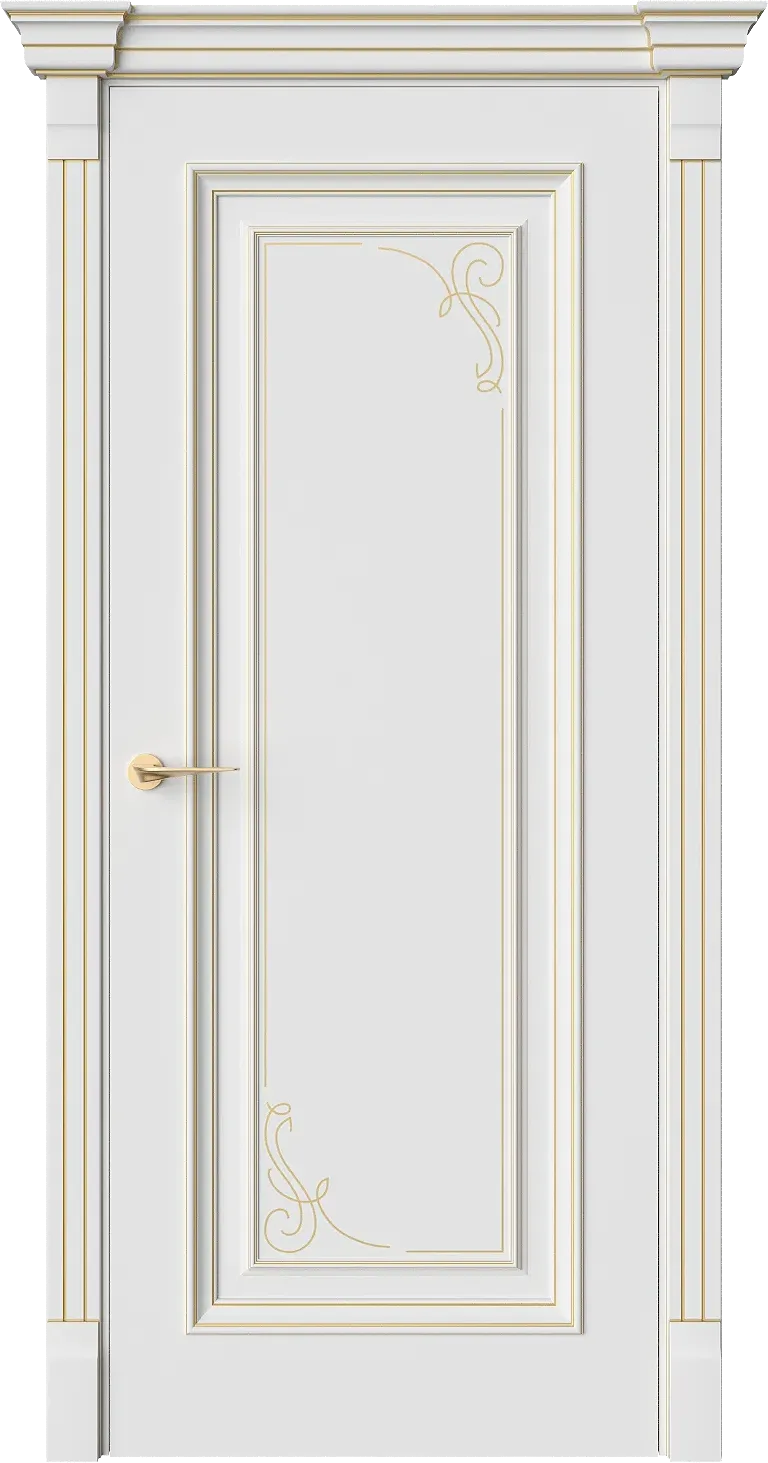 Межкомнатная дверь GE1M — Софт белый ПЗ DECO