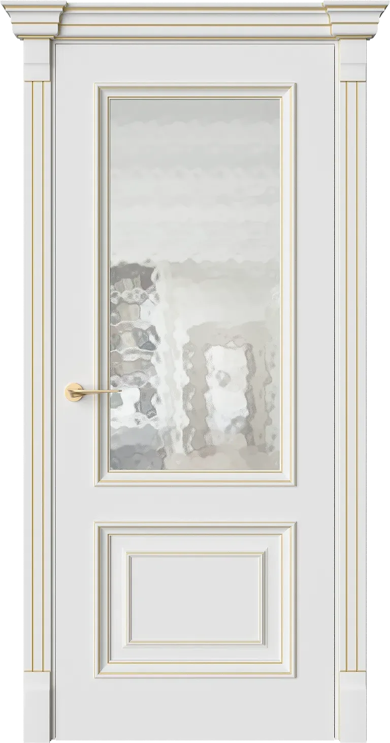 Межкомнатная дверь GE4M — Стекло кафедральное