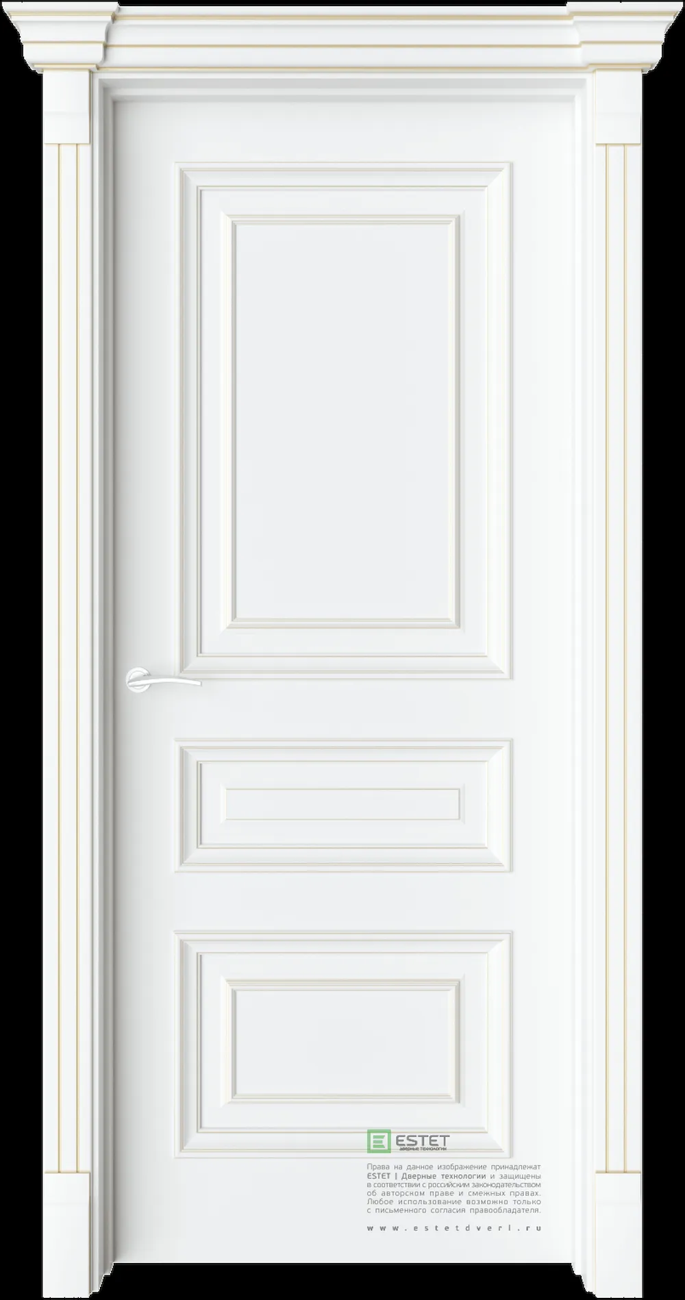 Межкомнатная дверь GE5M — C10 soft beliy GP