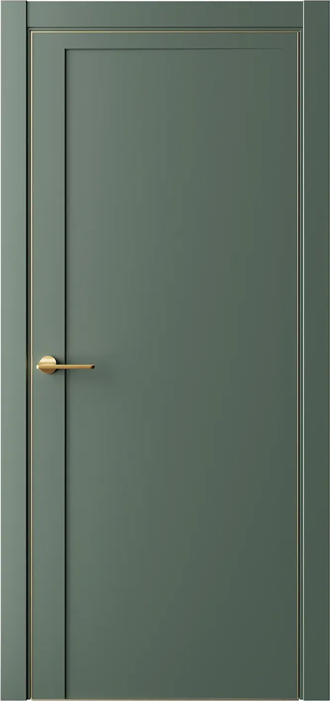 Межкомнатная дверь Gr 2 — NCS S 6010 G10Y КП(Мат зол)