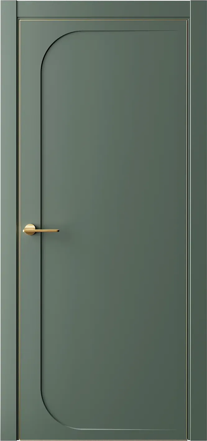 Межкомнатная дверь Gr 3 — NCS S 6010 G10Y КП(Мат зол)