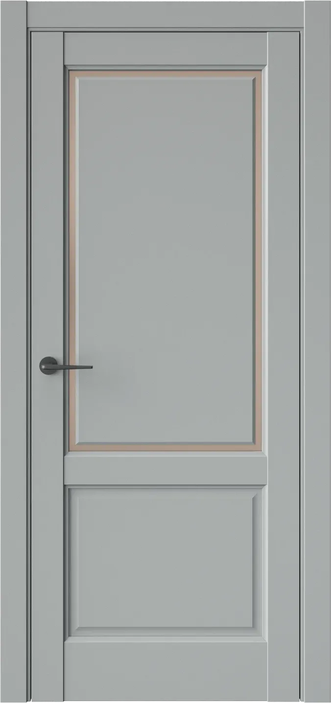 Межкомнатная дверь LEVITATE 3E — Серая гавань GLASS SATIN BRONZE