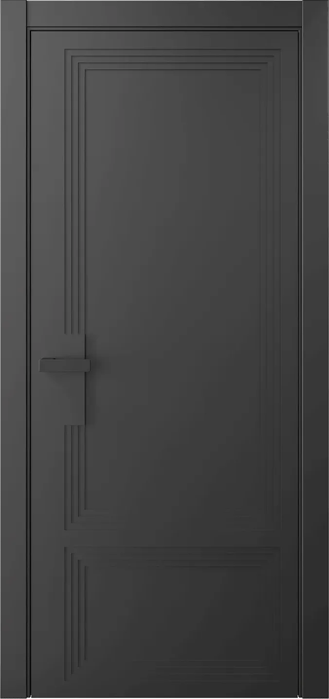 Межкомнатная дверь Mio 2 asm — Наличник телескоп Черная жемчужина