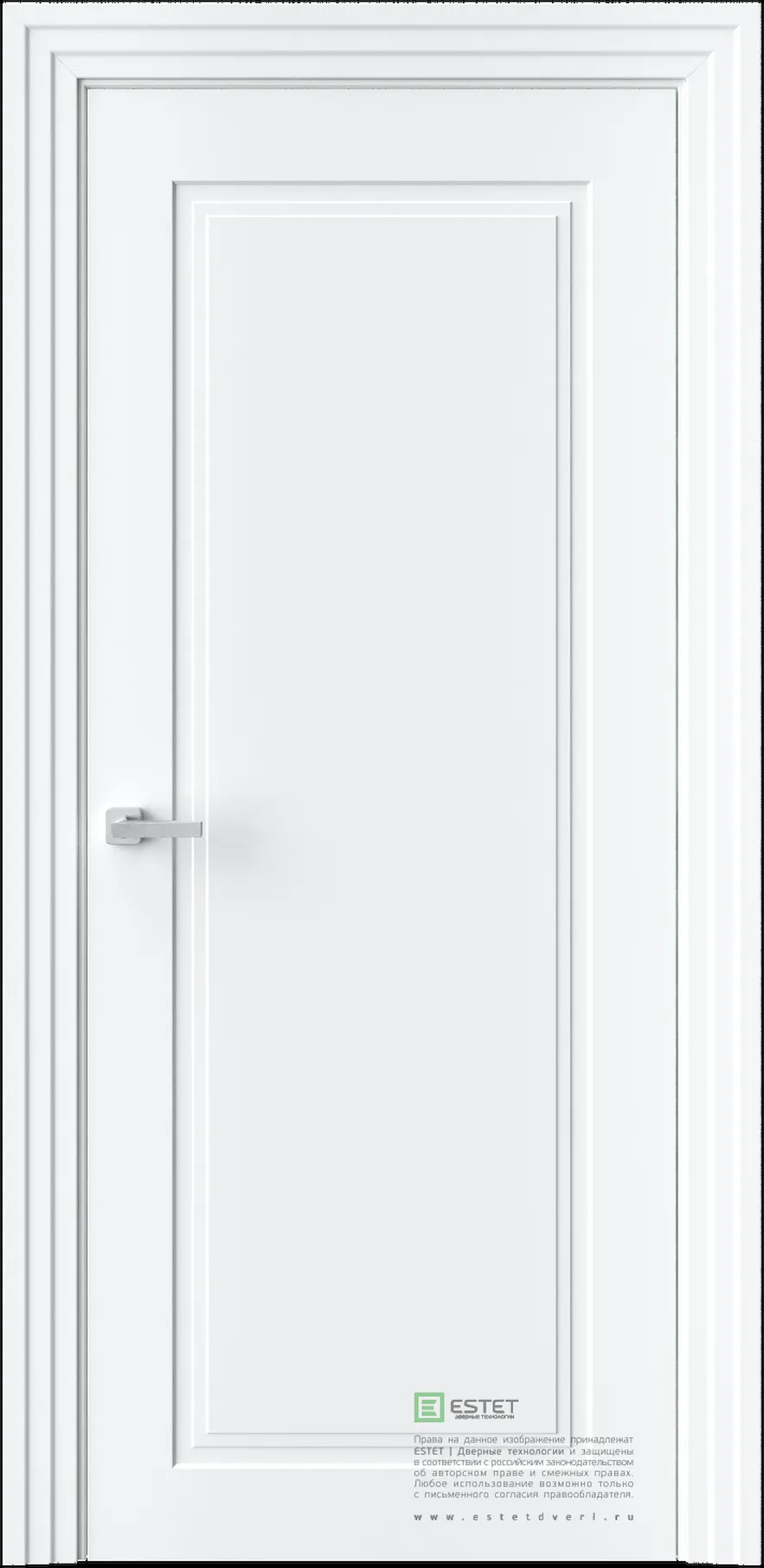 Межкомнатная дверь N1 — RAL9003