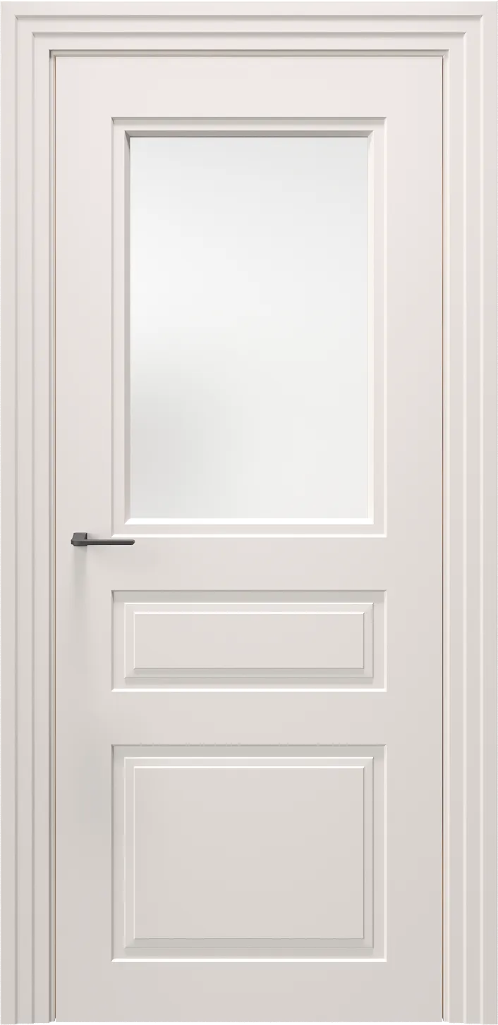 Межкомнатная дверь N12 — Стекло 0 белое(Сатинат)