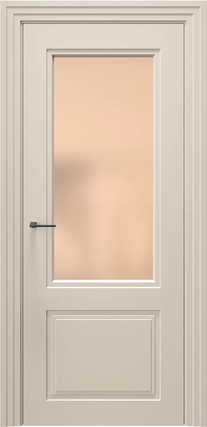 Межкомнатная дверь N4 — Стекло 0 бронза(Сатинат)