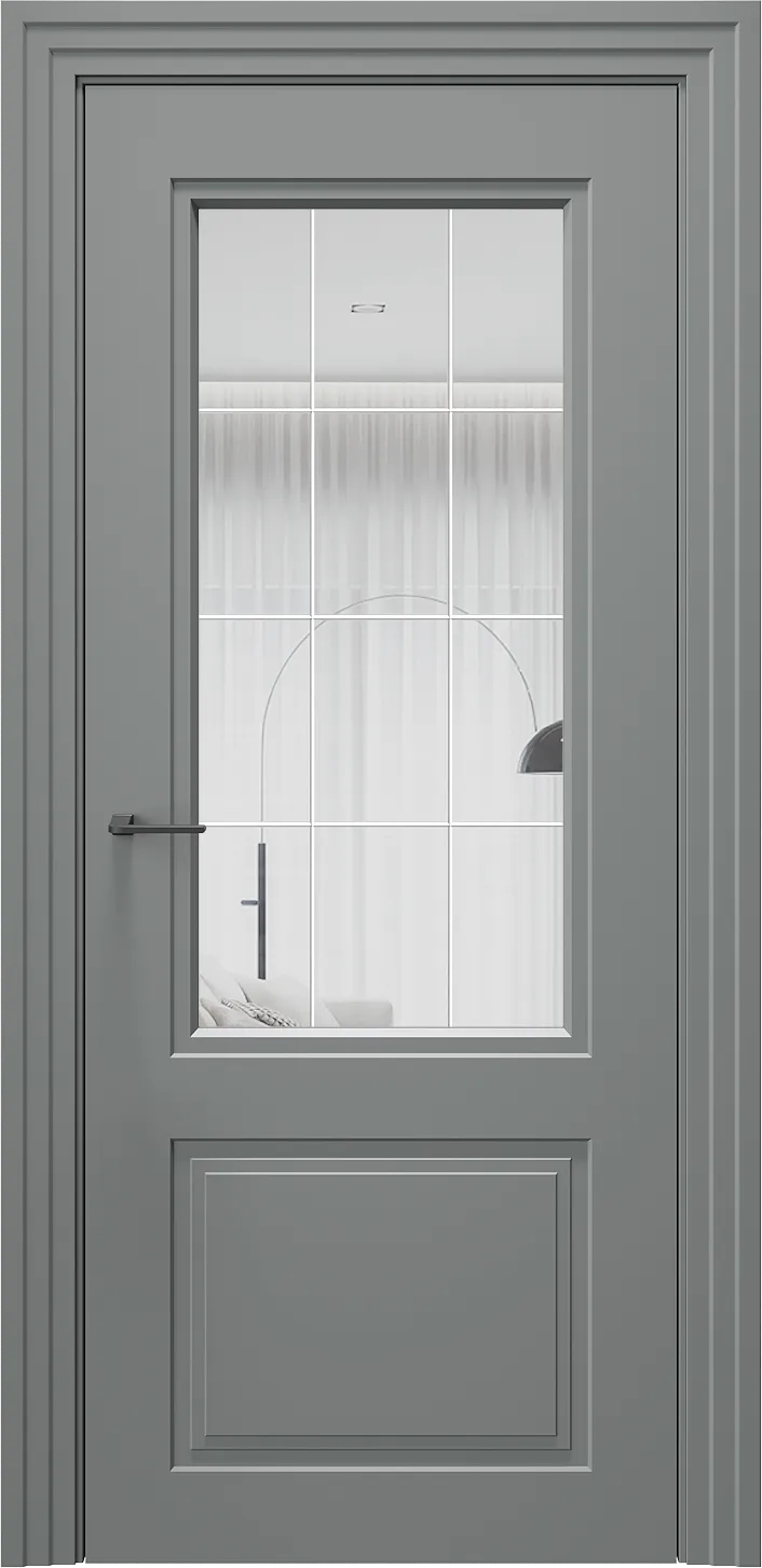 Межкомнатная дверь N4 — Стекло 1 сияние