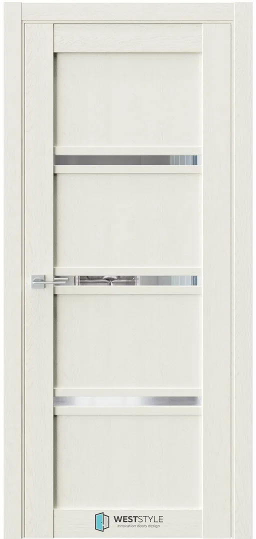 Межкомнатная дверь ZEST EMLAYER 10 — Стекло сияние