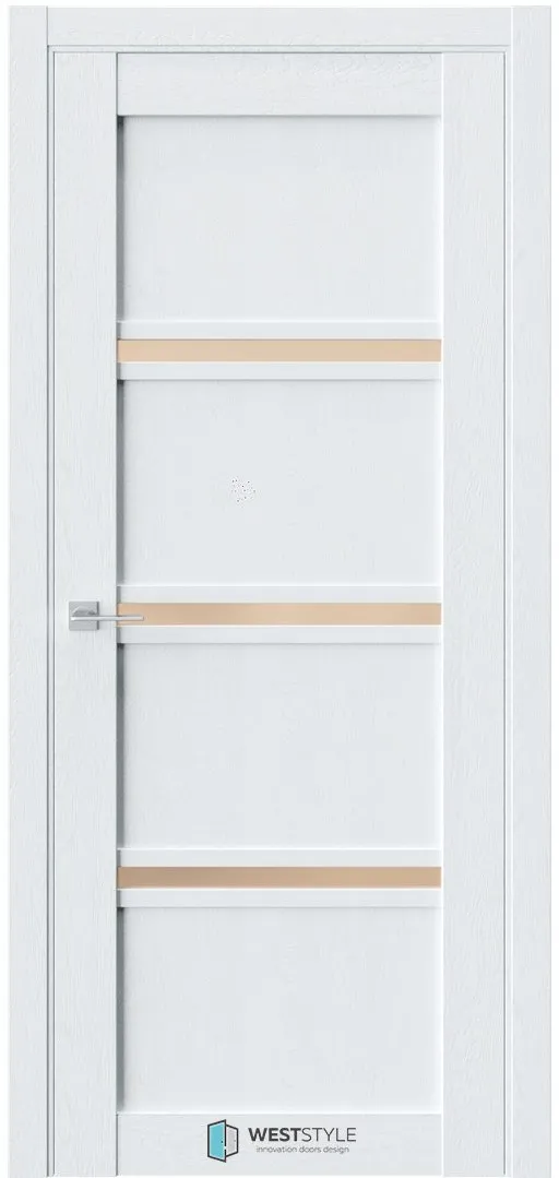 Межкомнатная дверь ZEST EMLAYER 10 — Стекло сатинат бронза