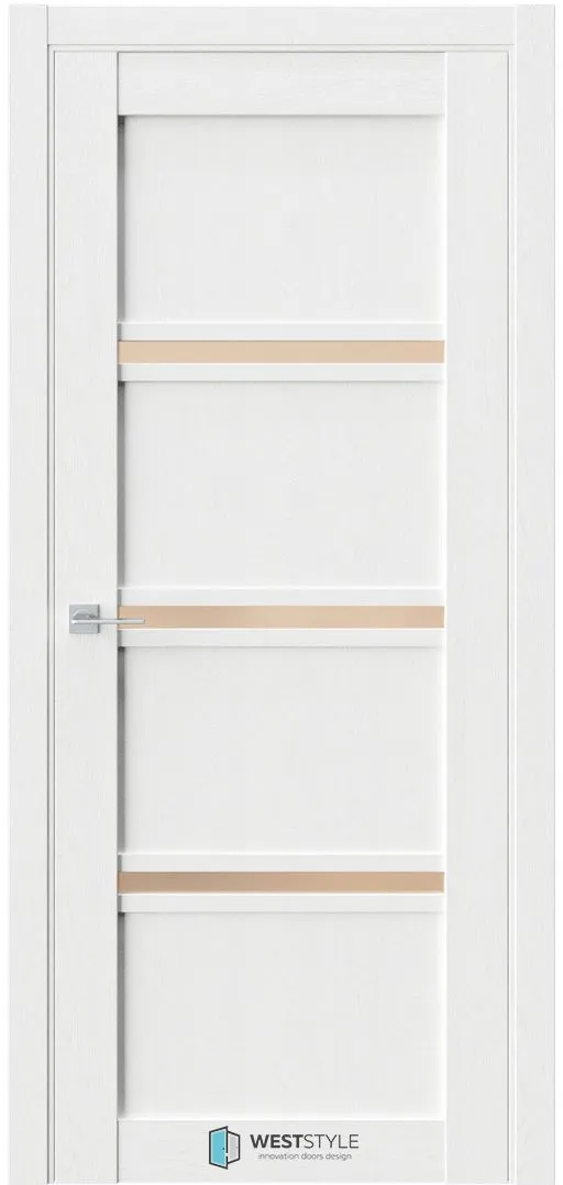 Межкомнатная дверь ZEST EMLAYER 10 — Стекло сатинат бронза