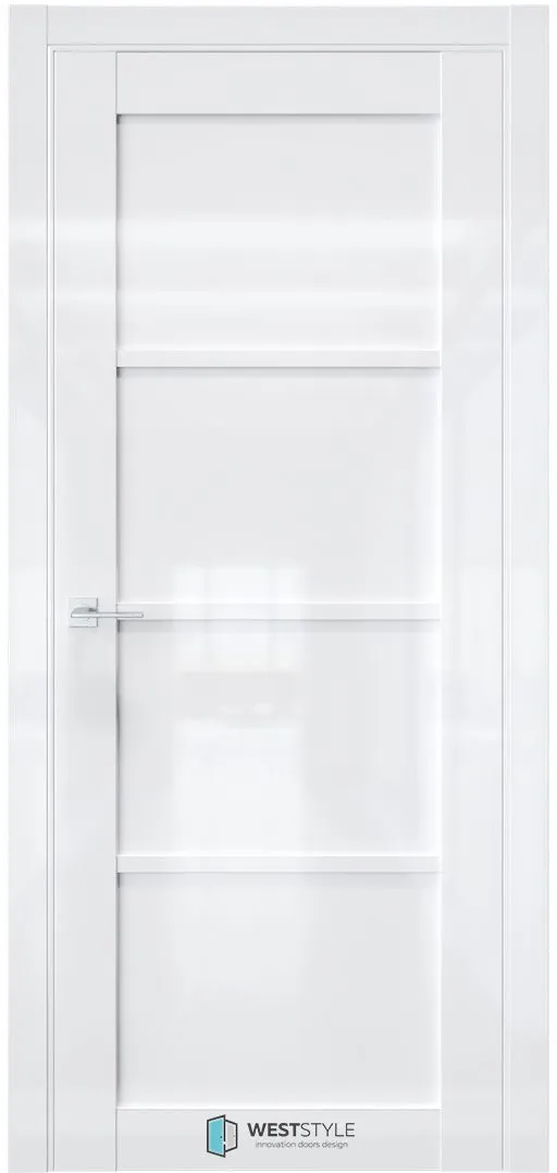 Межкомнатная дверь ZEST EMLAYER 12 — Белый глянец