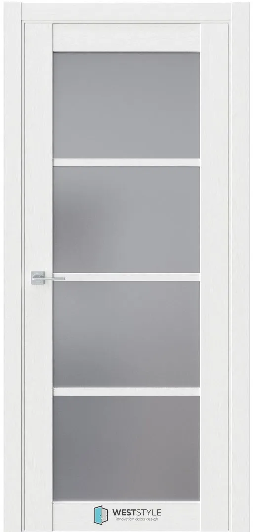Межкомнатная дверь ZEST EMLAYER 13 — Стекло сатинат графит