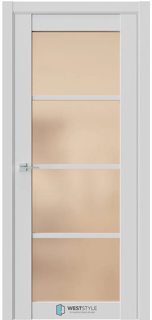 Межкомнатная дверь ZEST EMLAYER 13 — Стекло сатинат бронза