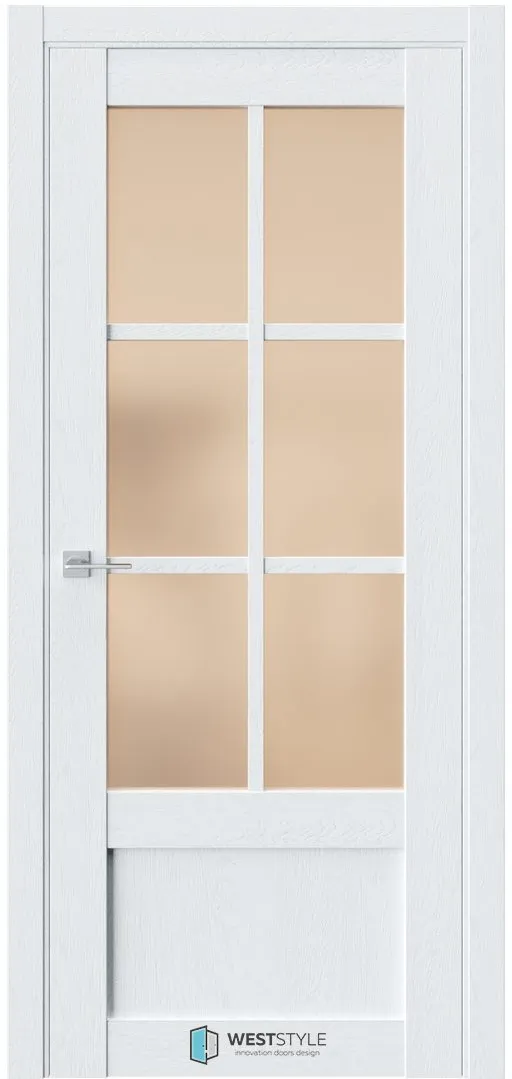 Межкомнатная дверь ZEST EMLAYER 23 — Стекло сатинат бронза