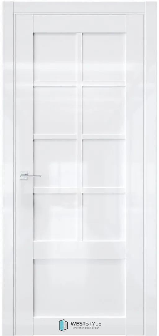 Межкомнатная дверь ZEST EMLAYER 24 — Белый глянец
