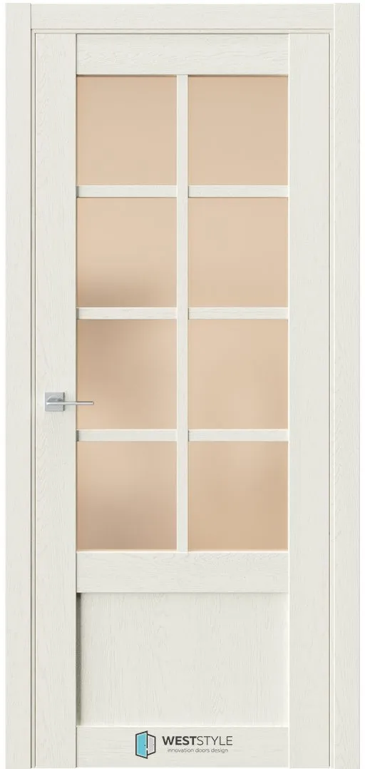 Межкомнатная дверь ZEST EMLAYER 25 — Стекло сатинат бронза