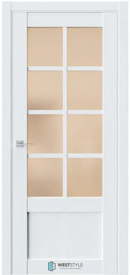 Межкомнатная дверь ZEST EMLAYER 25 — Стекло сатинат бронза