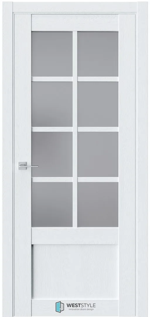 Межкомнатная дверь ZEST EMLAYER 25 — Стекло сатинат графит