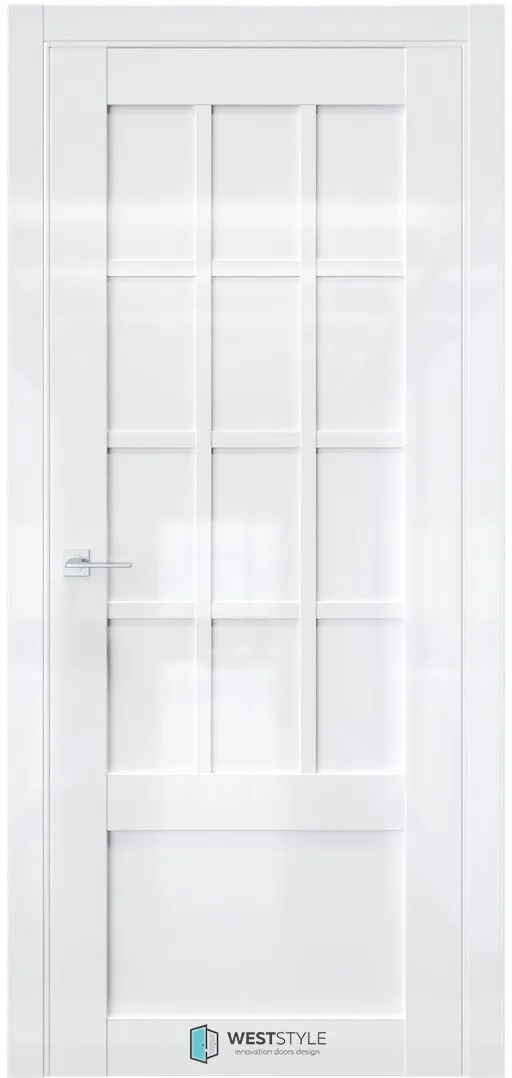 Межкомнатная дверь ZEST EMLAYER 28 — Белый глянец