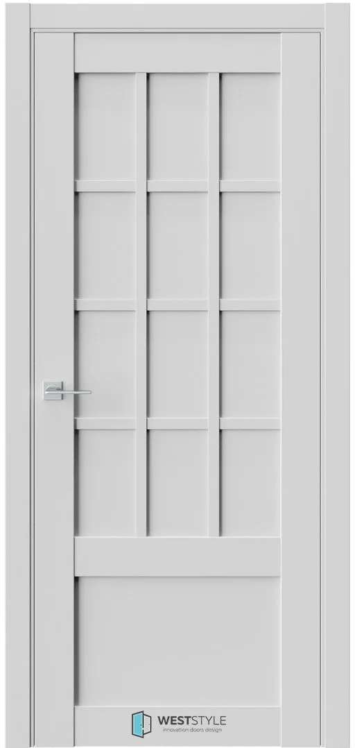 Межкомнатная дверь ZEST EMLAYER 28 — Серый