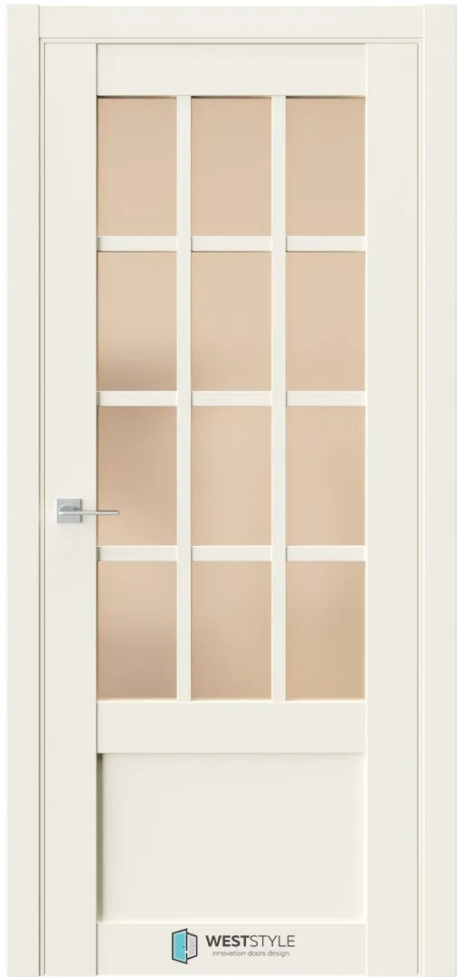 Межкомнатная дверь ZEST EMLAYER 29 — Стекло сатинат бронза