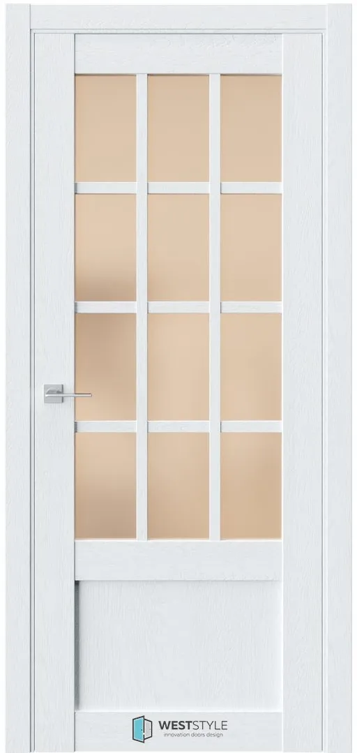 Межкомнатная дверь ZEST EMLAYER 29 — Стекло сатинат бронза