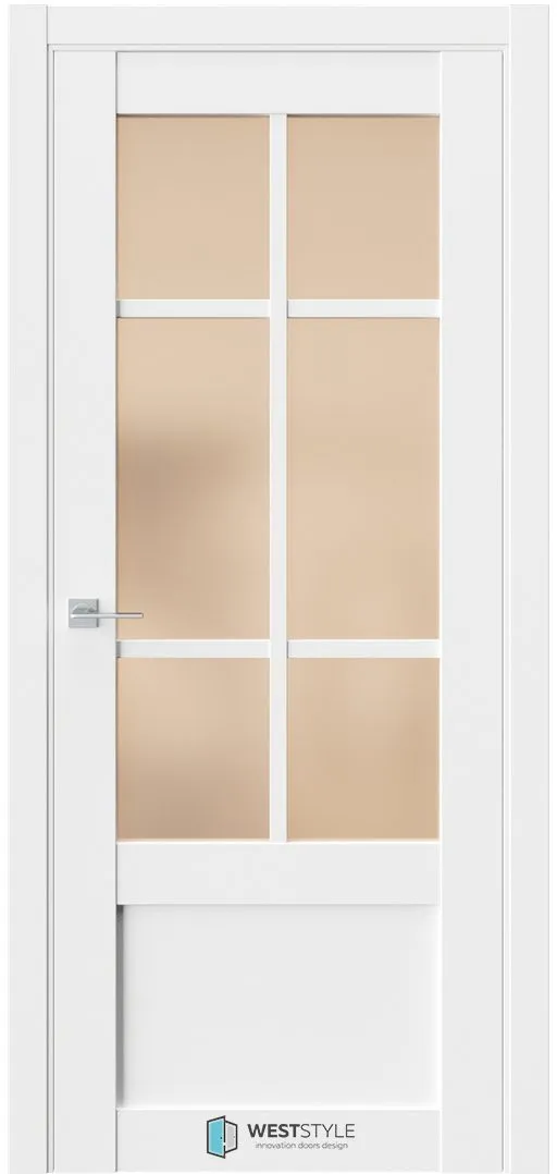 Межкомнатная дверь ZEST EMLAYER 31 — Стекло сатинат бронза
