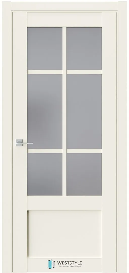 Межкомнатная дверь ZEST EMLAYER 31 — Стекло сатинат графит