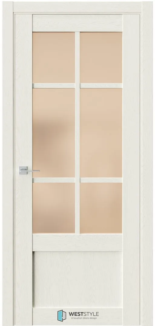 Межкомнатная дверь ZEST EMLAYER 31 — Стекло сатинат бронза