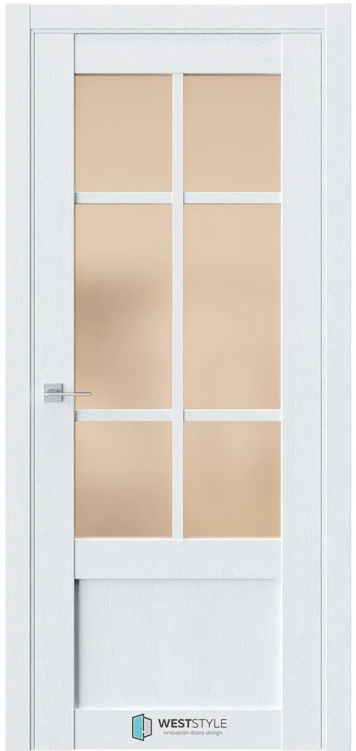 Межкомнатная дверь ZEST EMLAYER 31 — Стекло сатинат бронза
