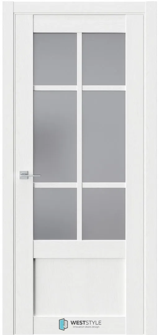Межкомнатная дверь ZEST EMLAYER 31 — Стекло сатинат графит