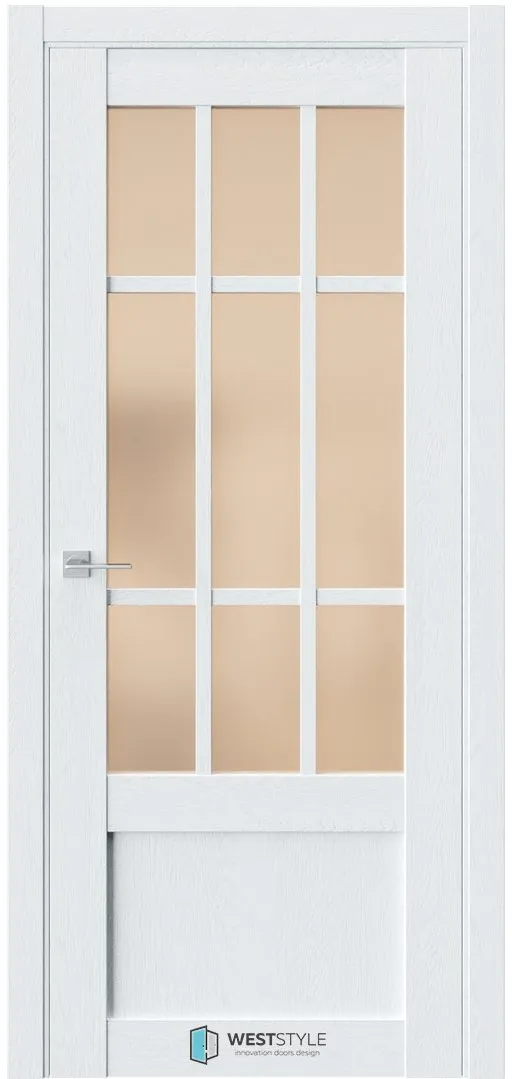 Межкомнатная дверь ZEST EMLAYER 33 — Стекло сатинат бронза