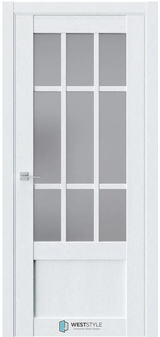 Межкомнатная дверь ZEST EMLAYER 33 — Стекло сатинат графит