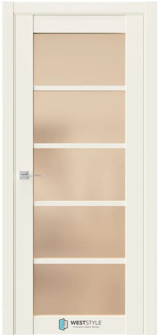 Межкомнатная дверь ZEST EMLAYER 9 — Стекло сатинат бронза