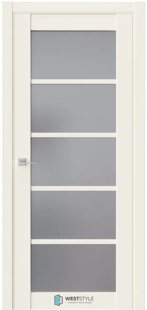 Межкомнатная дверь ZEST EMLAYER 9 — Стекло сатинат графит