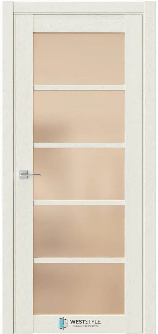 Межкомнатная дверь ZEST EMLAYER 9 — Стекло сатинат бронза