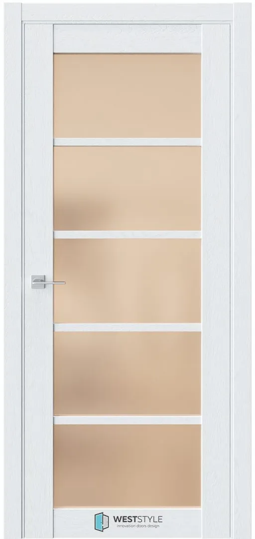 Межкомнатная дверь ZEST EMLAYER 9 — Стекло сатинат бронза
